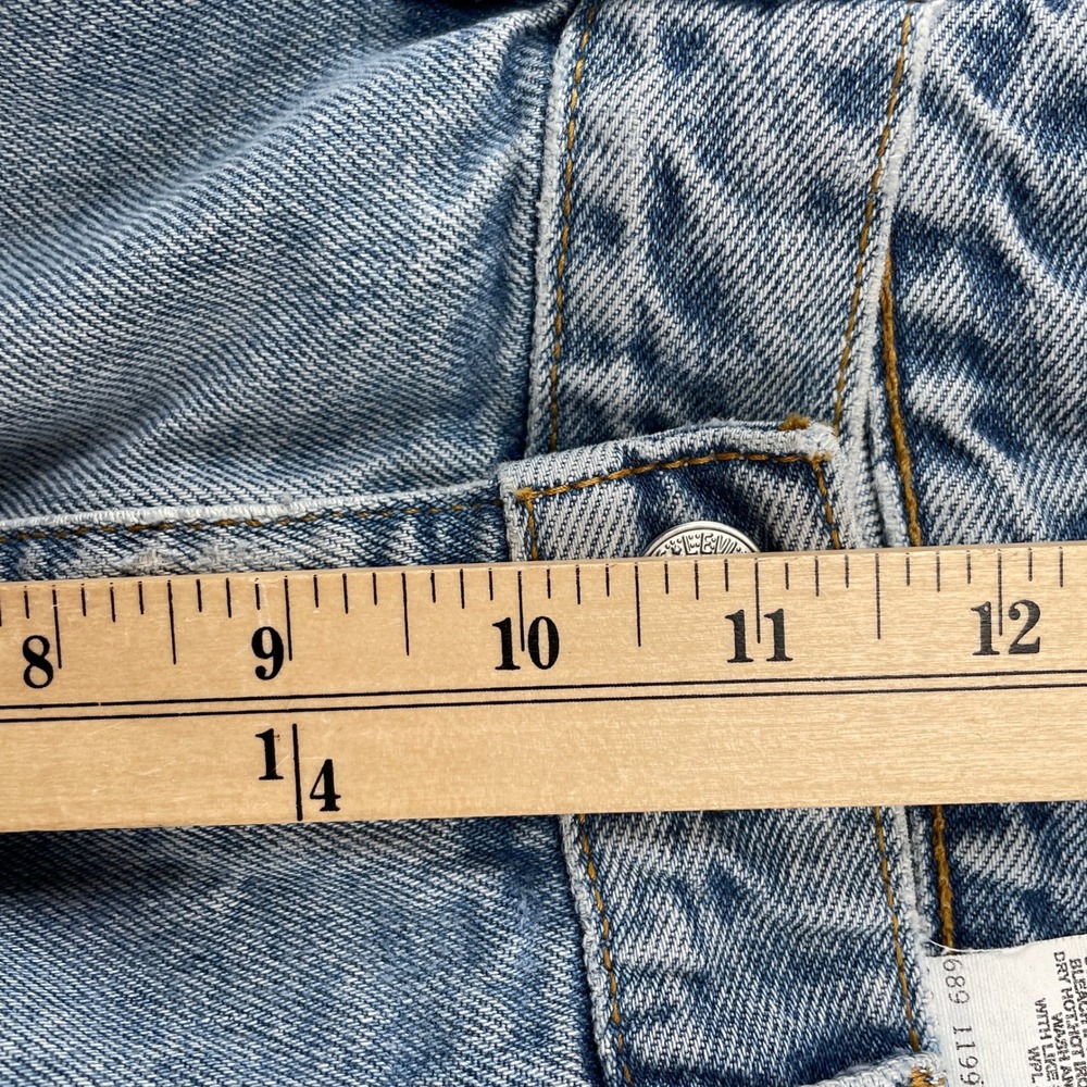 Levi's 90s Jeans Mens 34x32 Blue 505 Regular Fit Straight Leg Denim 100% Cotton - Picture 9 of 10